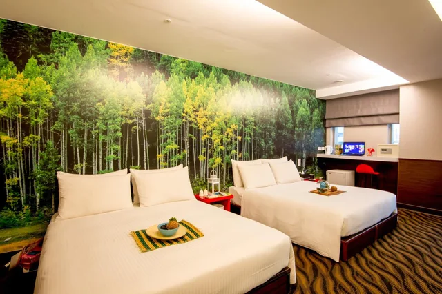 غرفة عائلية بسريرين مزدوجين، Hotel 6 - Wannien 2/2