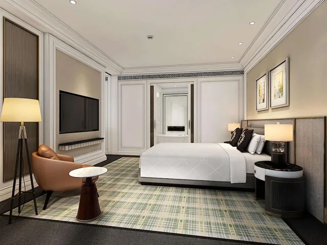 جناح ديلوكس بسرير كينج بمنطقة جلوس مع دخول الصالة في طابق مرتفع، PULLMAN BEIJING SOUTH 8/10