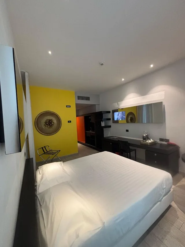 غرفة كومفورت بسرير مزدوج أو سريرين منفصلين، Blue Shades Aparthotel 10/10