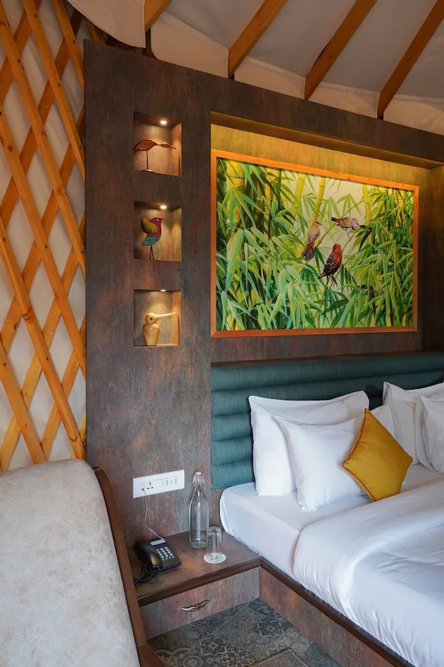 Mongonic Yurt, King Bed، Tathastu Kanha 2/5