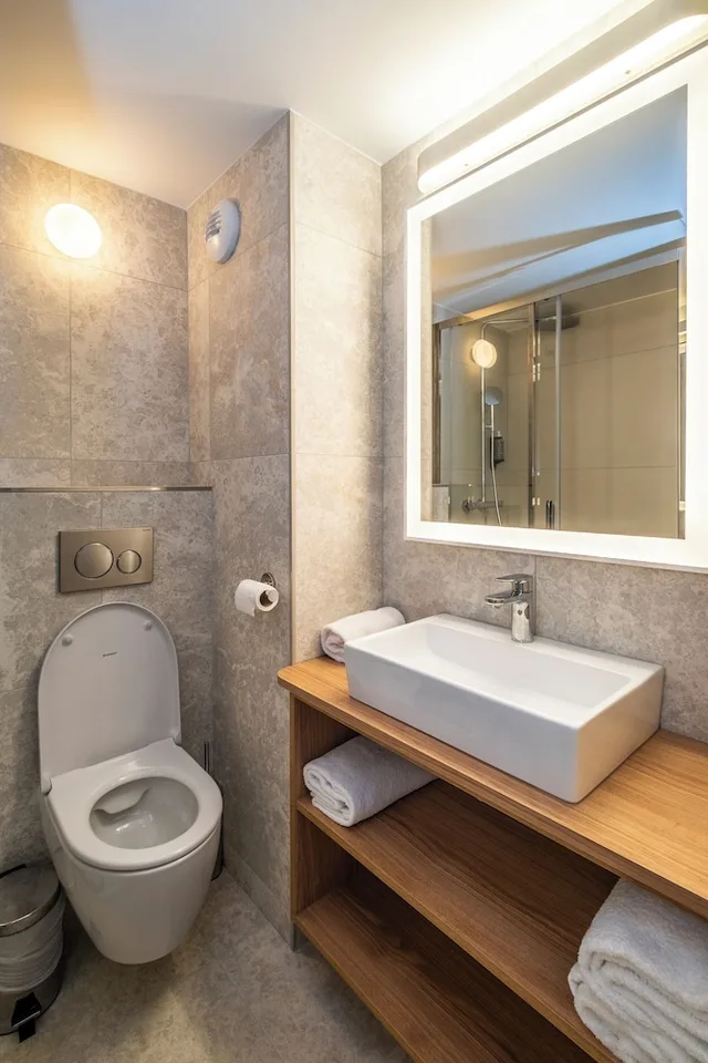 غرفة ثلاثية بسرير مزدوج، The Originals Le Relais D Aubagne 4/4