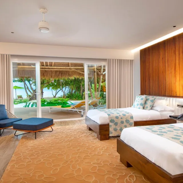 Family Beach Villa، Emerald Maldives Resort & Spa 6/8