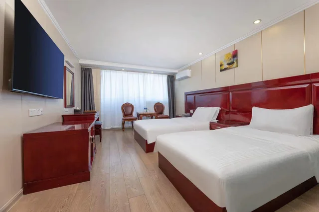 غرفة سوبيريور بسريرين منفصلين، GreenTree Inn LianYunGang Xinpu District East JieFang Road Wanda Square Hotel 1/2