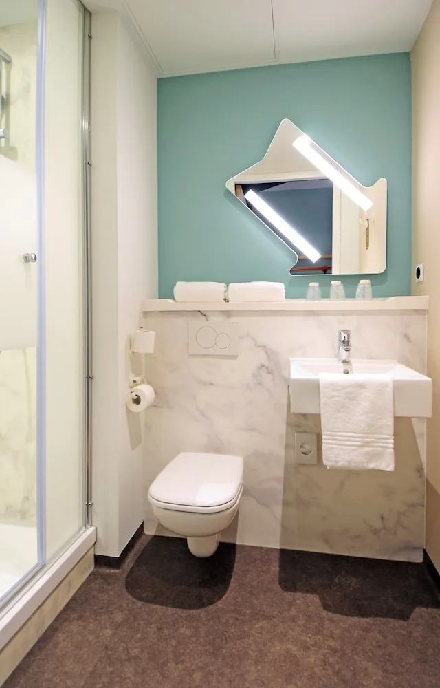 غرفة بسريرين منفصلين، Ibis Budget Amsterdam City South 4/6