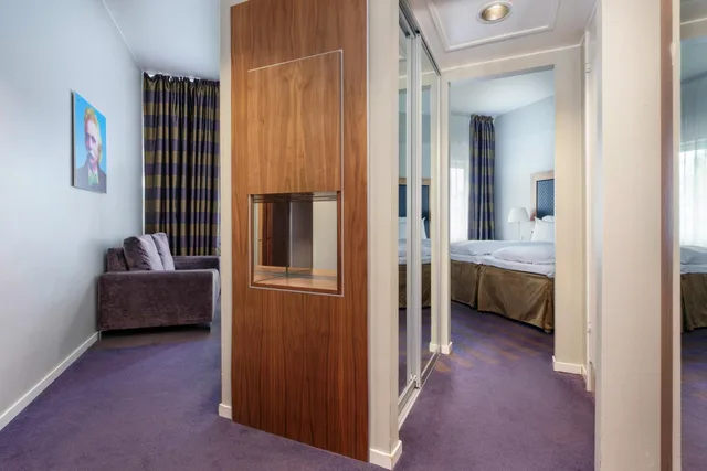 غرفة عائلية بسرير مزدوج، Quality Edvard Grieg Hotel 10/10