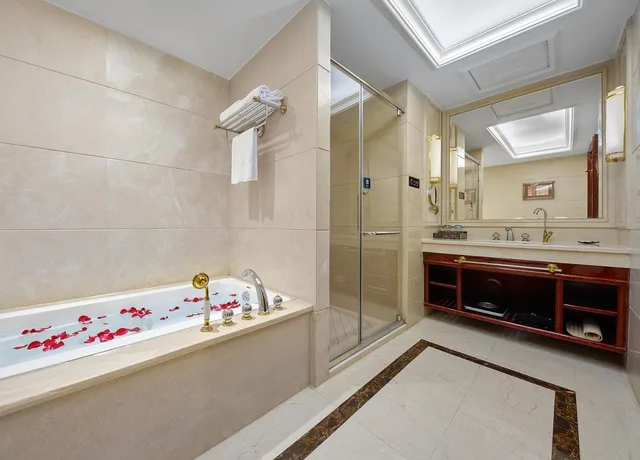 غرفة ديلوكس بسريرين منفصلين، Yueda Financial City International Hotel 4/4