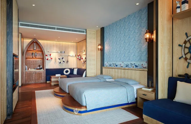 Room, Twin Beds, Ocean View, Grand Hyatt Sanya Haitang Bay Resort Spa 2/6