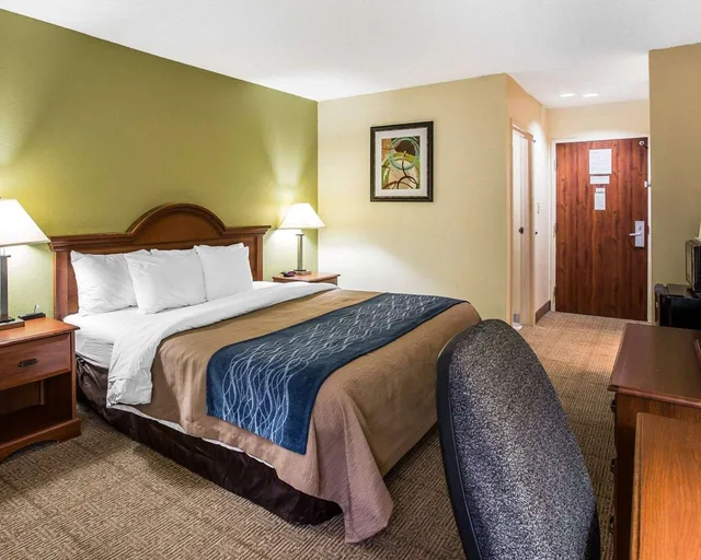 غرفة بسرير كينج لذوي الإعاقة، Quality Inn Darien-North Brunswick 3/3