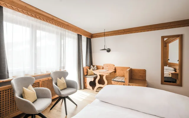 جناح جونيور بسرير مزدوج وسرير فردي، Hotel Ladinia 2/3