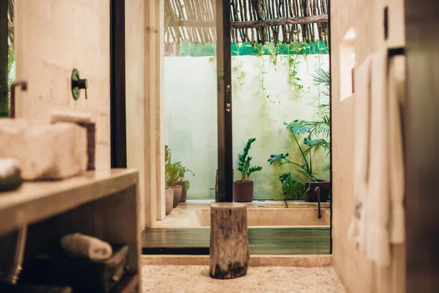 Garden Suite, Bathtub، Orchid House Tulum 7/7