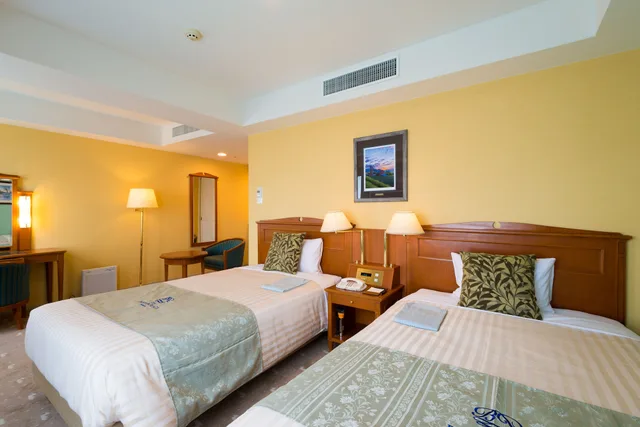 غرفة ديلوكس بسريرين منفصلين، Hotel Boston Plaza Kusatsu 1/10