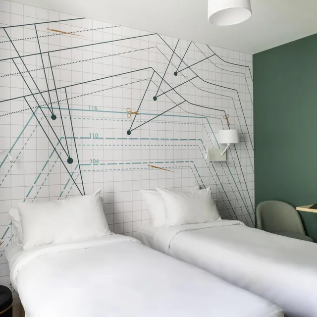 غرفة سوبيريور بثلاثة أسرّة، ibis Styles Asnieres Centre 5/9