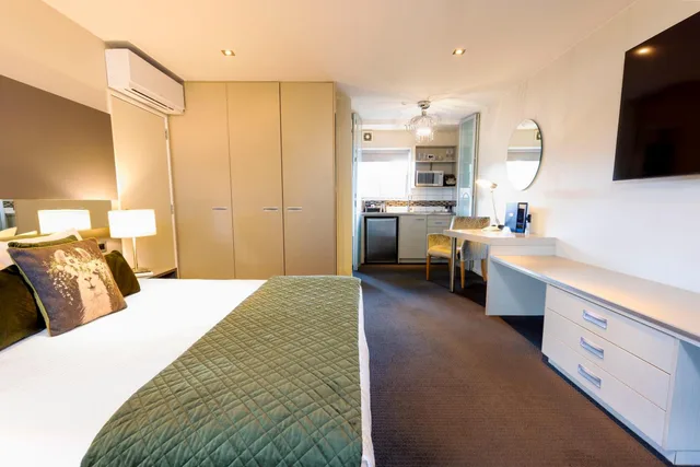 استوديو بزنس بسرير كينج، Airport Gateway Motor Lodge 3/10