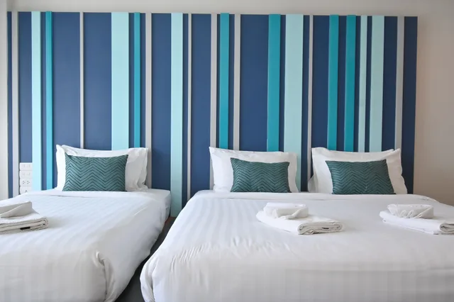 غرفة ديلوكس ثلاثية بسرير مزدوج وسرير فردي بشرفة بغرفة نوم واحدة، Att Boutique Hotel 7/10