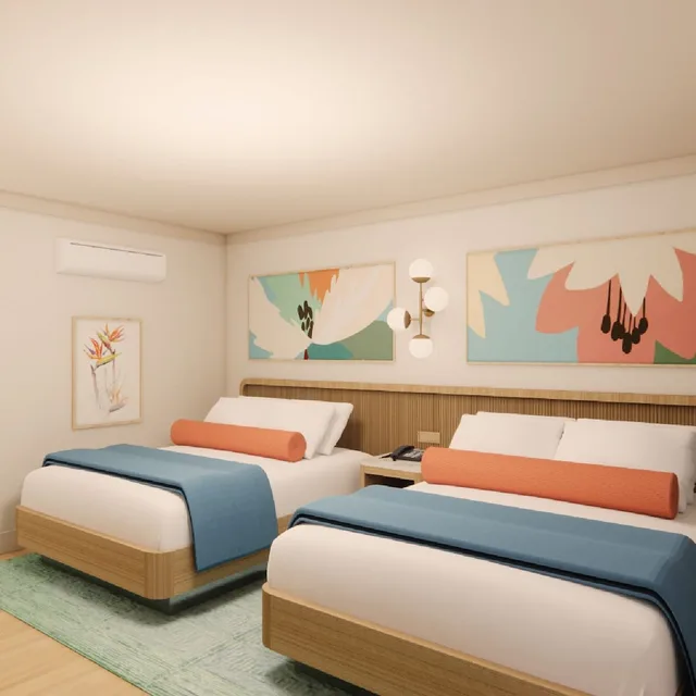 غرفة ديلوكس بسريرين كوين، The Pavilion Hotel 1/5