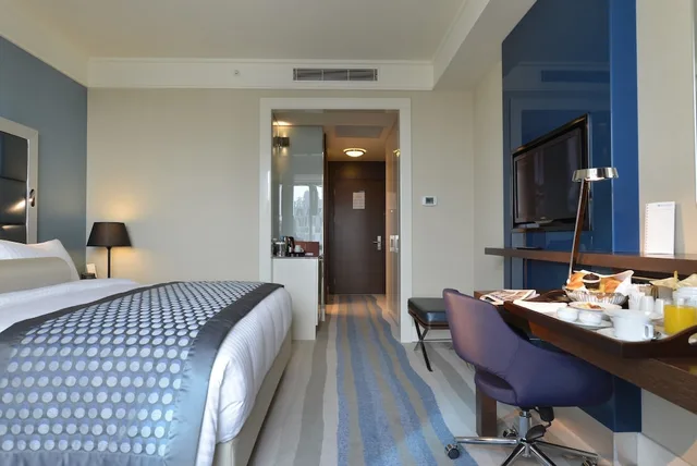 غرفة بسرير كينج بشرفة للمدخنين، Wyndham Grand Istanbul Europe 4/10