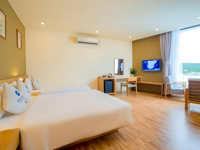 غرفة بريميوم بسرير كوين وسرير فردي، Gaia Hotel Phu Quoc 1/1