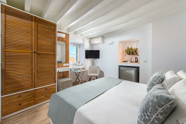 فيلا بسريرين كينج وسريرين كوين بغرفتي نوم مع أريكة بحوض جاكوزي، Lindos Allure Villa 3/7