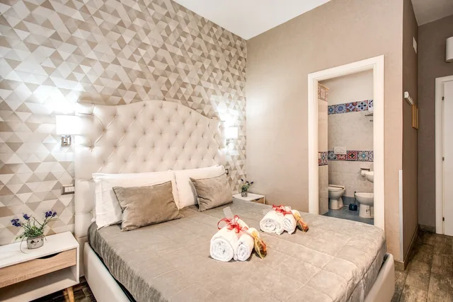 غرفة قياسية ثلاثية بسرير مزدوج، Santamaggiore Inn 4/10