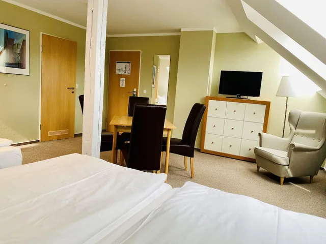 غرفة عائلية بسرير كوين وسرير فردي، Hotel Am Schlosspark 3/7