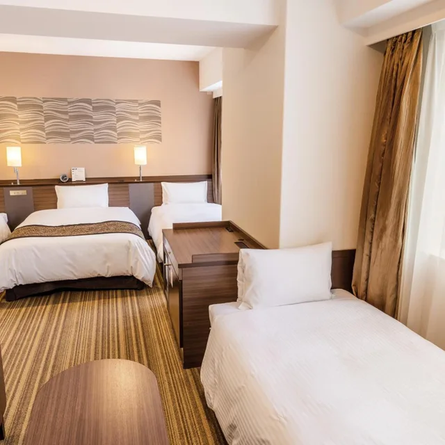 غرفة بريميوم رباعية، Vessel Inn Sapporo Nakajima Park 1/5