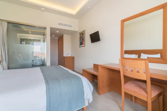 غرفة قياسية بسرير مزدوج بإطلالة على المسبح، Palmyra Hotel 2/6