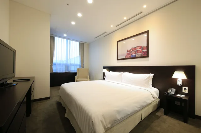 شقة بسرير كينج بغرفة نوم واحدة بمطبخ، Orakai Insadong Suites 1/6
