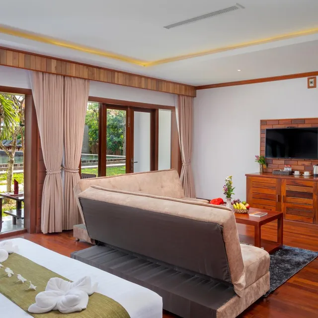 Style, Modern, Luxury, Double Bed, Pool View, Balcony، Khmer House Resort 4/6