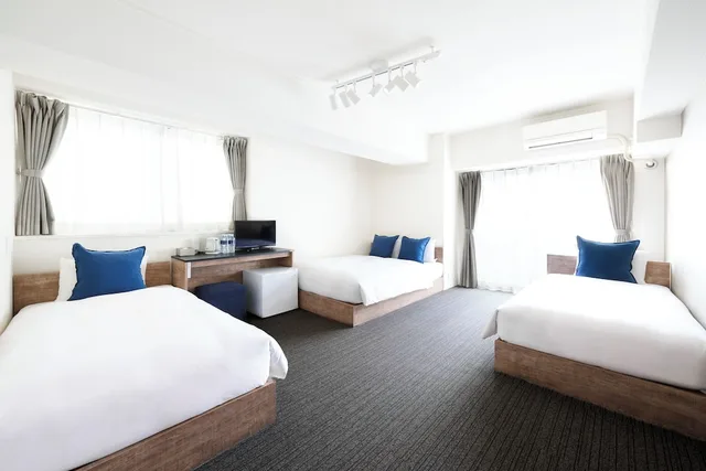Family, Double and Twin Beds, Montan Hakata Hostel 1/1