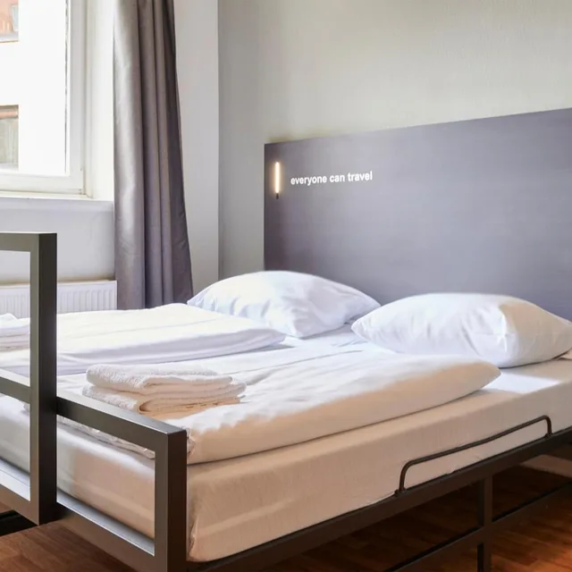 غرفة مفردة بحمام مشترك، a&o Hamburg Reeperbahn 17/19