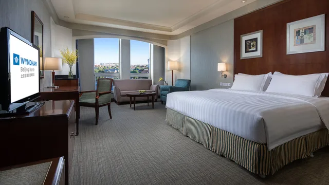 غرفة تنفيذية بسرير كينج، Wyndham Beijing North 5/9
