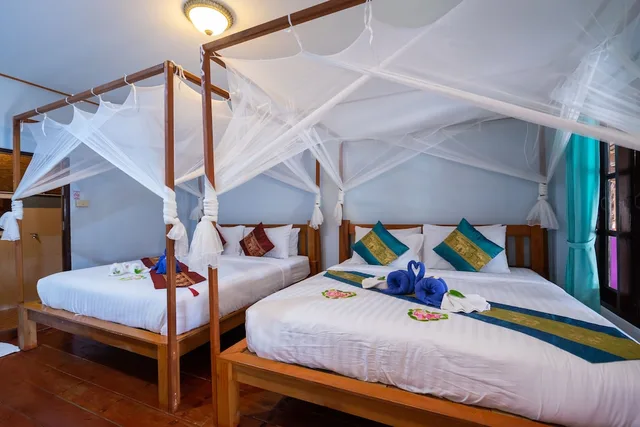 غرفة عائلية بسريرين مزدوجين، Lipe Beach Resort 1/1