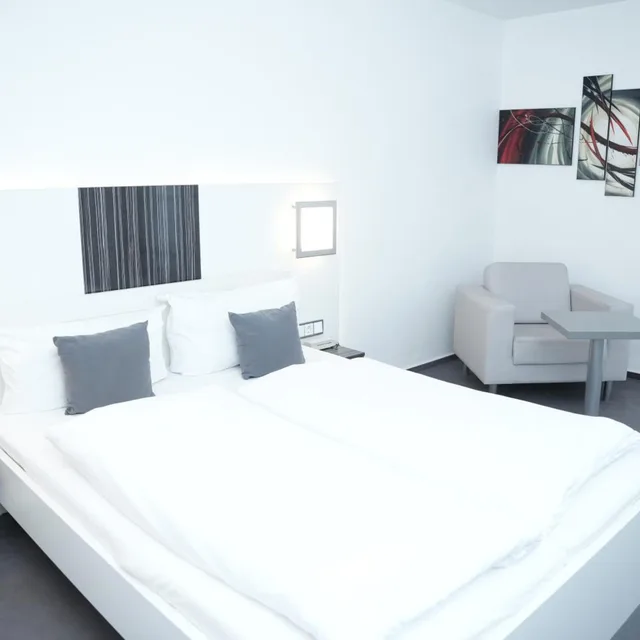غرفة بسرير مزدوج، Weber Hotel Mannheim 1/10
