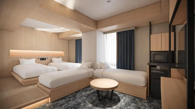 Deluxe, Twin Beds, 2 Sofa, Hotel Keihan Tenmabashiekimae 7/9