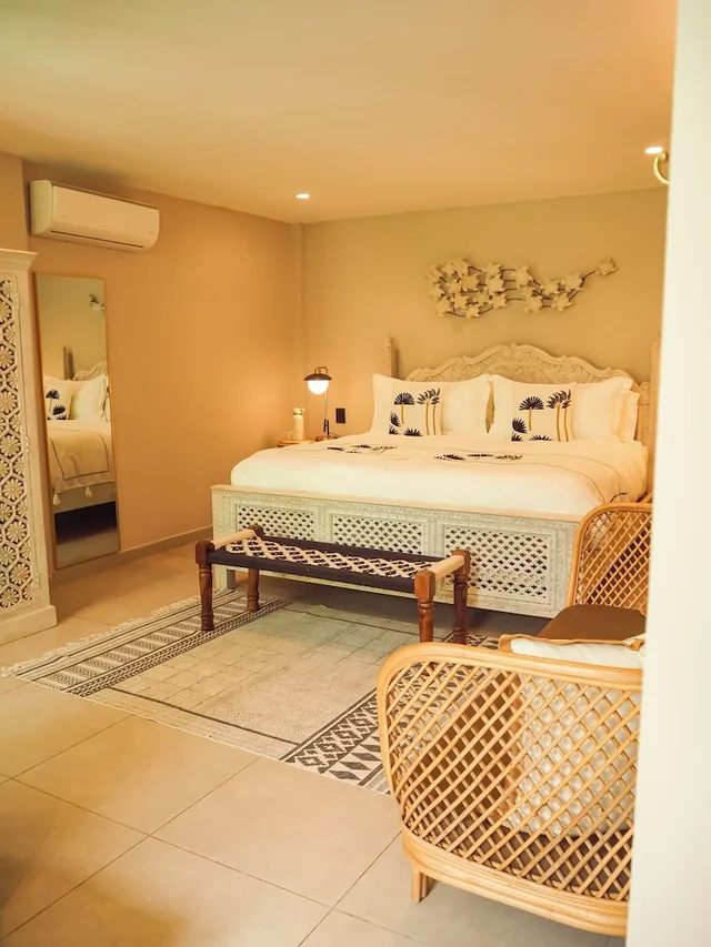 غرفة سوبيريور بسرير كينج بإطلالة على الحديقة، The Providence Hotel Boutique 4/5