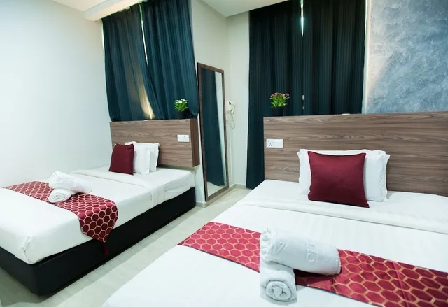 غرفة عائلية بسرير كوين وسريرين منفصلين، DJ CITI POINT HOTEL 3/5