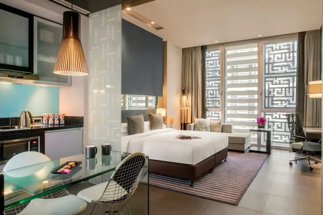 غرفة ديلوكس بسرير كينج لذوي الإعاقة، The Abdali Boulevard Hotel 3/3