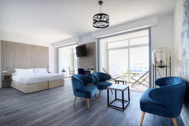 غرفة ديلوكس بسرير كوين، Best Western Hotel Le Bellevue 7/8