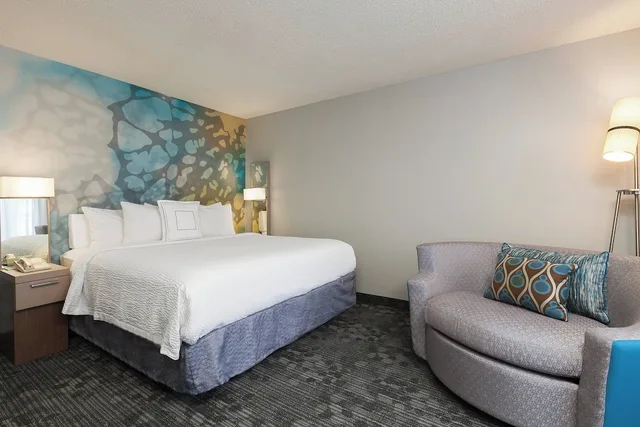 غرفة ديلوكس بسرير كينج لذوي الإعاقة، Courtyard Dallas Mesquite 2/4