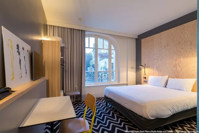 غرفة قياسية بسرير مزدوج، Ibis Styles Paris Place d Italie Bute aux Cailles 4/6