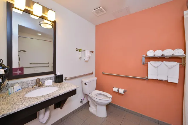 غرفة بسرير كينج بحوض جاكوزي لذوي الإعاقة، Sleep Inn Suites Austin Northeast 5/8