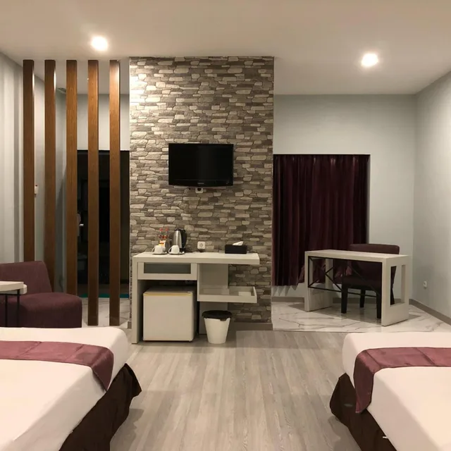 غرفة بسريرين منفصلين، Hotel Sinar 1 2/5