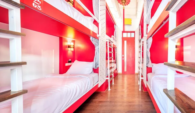 سكن مشترك مختلط بثمانية أسرّة، Ama Hostel Bangkok 1/1
