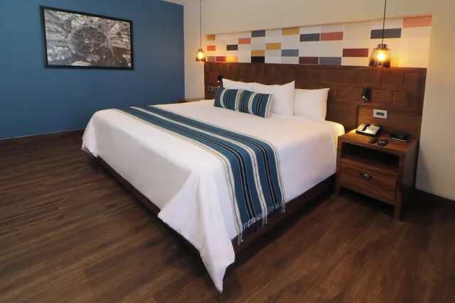 جناح بسرير كينج بغرفة نوم واحدة يُسمح فيها بالحيوانات الأليفة، Hotel Indigo Guadalajara Expo, an IHG Hotel 1/2