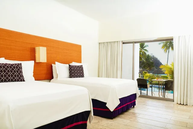 Deluxe, 2 Double Beds, Pool and Sea View، Camino Real Zaashila Huatulco 4/7