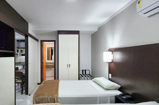 غرفة مفردة بسريرين منفصلين، Triangulo Apart Hotel 4/10