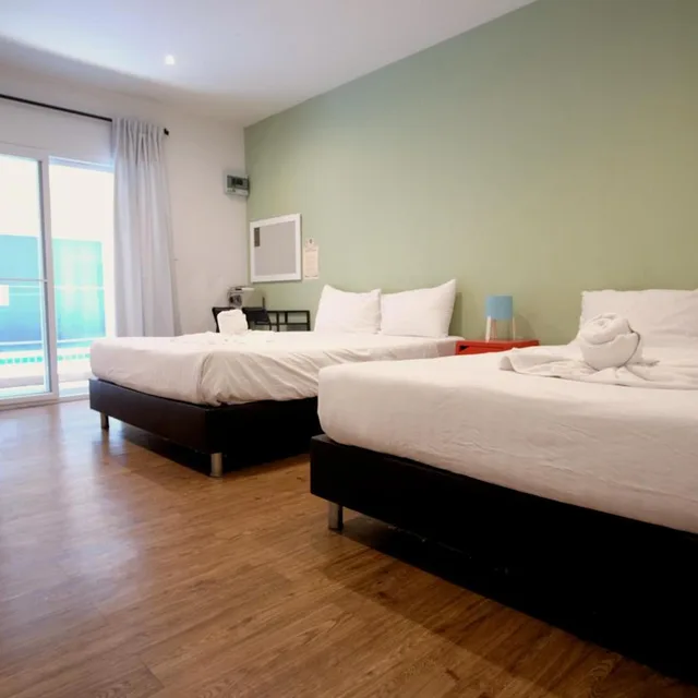 غرفة ثلاثية بإطلالة على المسبح، Resort V Mrt Huai Kwang 3/10