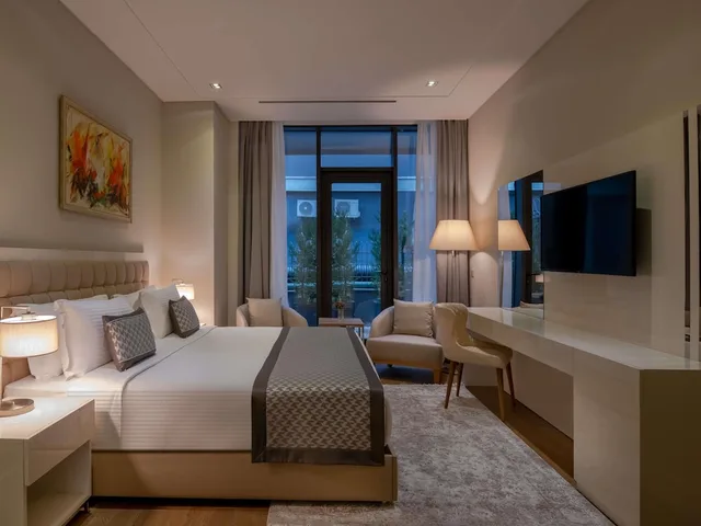 4 Bedrooms, Garden, Deluxe, Apartment, 3 King Beds, Single Bed، Movenpick Living Istanbul West 3/6