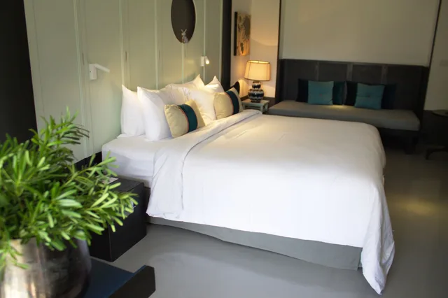 River, Double Bed، HOTEL DES ARTISTS PING SILHOUETTE 5/7