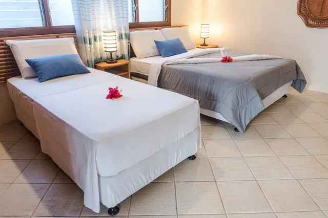 بنغل بسرير كوين وسرير فردي بإطلالة على المسبح، Quo Vadis Dive Resort 1/5